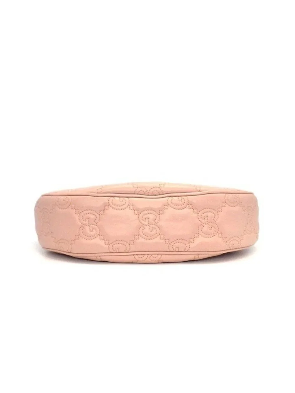 Gucci GG Matelasse Small Shoulder Bag Pink Leather Gold